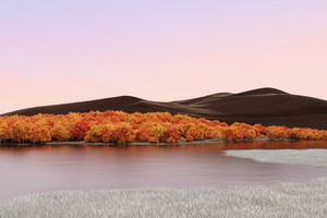 Rolling Hills Autumn Sky Over Tranquil Hills (1920x1080) Resolution Wallpaper