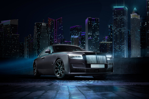 Rolls Royce Black Badge Ghost 5k (2048x1152) Resolution Wallpaper