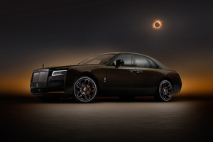 Rolls Royce Black Badge Ghost Ekleipsis Private Collection 2023 10k (1280x720) Resolution Wallpaper