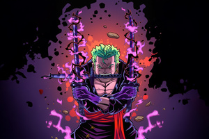 Roronoa Zoro From One Piece 5k (2048x2048) Resolution Wallpaper