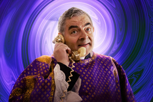 Rowan Atkinson Is Priest In Wonka Movie (1360x768) Resolution Wallpaper