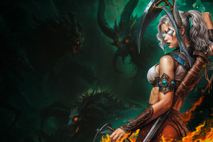 Sacred 2 Remaster (1336x768) Resolution Wallpaper
