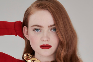 Sadie Sink Givenchy Beauty Campaign 5k Wallpaper