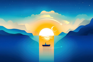 Sailing Into Light (1600x1200) Resolution Wallpaper