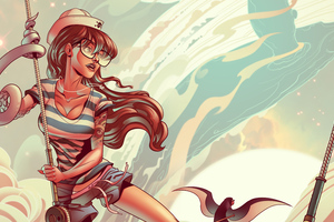 Sailor Fantasy Girl 4k (2880x1800) Resolution Wallpaper