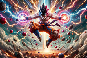 Saiyan Legend Goku Mighty Transformation In Dragon Ball Wallpaper