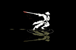 Samurai Oled (3840x2400) Resolution Wallpaper