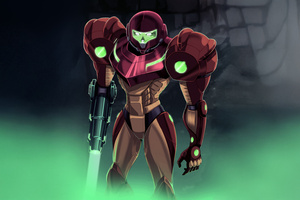 Samus Aran Metroid Protagonist (1280x800) Resolution Wallpaper