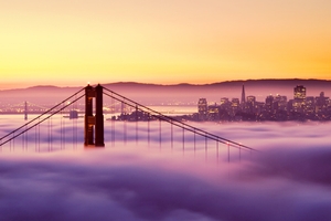 San Franciso Sunset Bridge