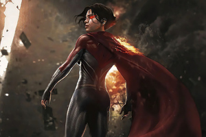 Sasha Calle Concept Art As Supergirl 4k