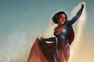 Sasha Calle Concept Art As Supergirl