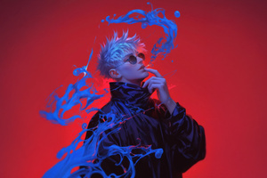 Satoru Gojo From Jujutsu Kaisen (1024x768) Resolution Wallpaper