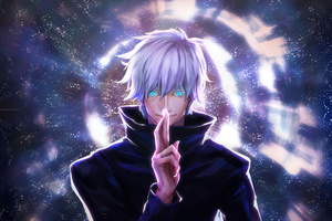 Satoru Gojo The Limitless Sorcerer (1600x900) Resolution Wallpaper