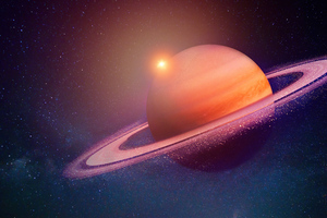 Saturn Eclipse 5k Wallpaper