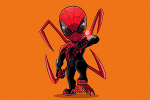 Scarlet Spider Man Heroic Swing (1400x900) Resolution Wallpaper
