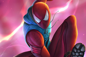 Scarlet Spider Vigilante (2560x1080) Resolution Wallpaper