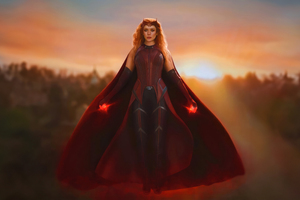 Scarlet Witch Enigmatic Power Wallpaper