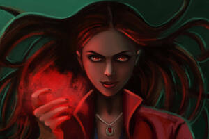 Scarlet Witch HD Art Wallpaper