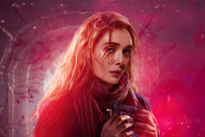 Scarlet Witch Magic Journey Wallpaper