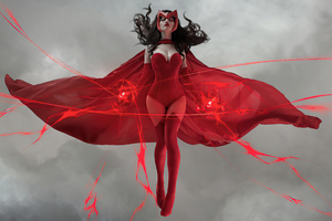 Scarlet Witch Marvel Comic Cosplay