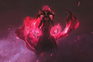 Scarlet Witch Relentless (2560x1700) Resolution Wallpaper