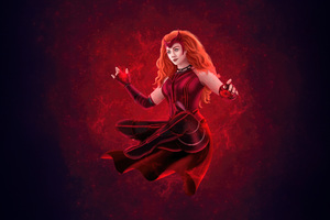 Scarlet Witch Sorceress Supreme Wallpaper