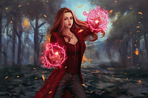 Scarlet Witch Ultimate (2048x1152) Resolution Wallpaper