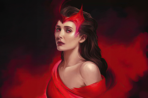 Scarlet Witch Wrath (2560x1440) Resolution Wallpaper
