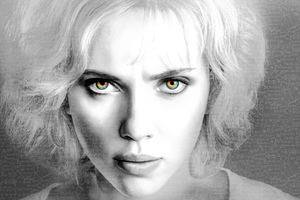 Scarlett Johansson In Lucy Movie 2 (2560x1024) Resolution Wallpaper