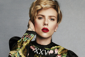 Scarlett Johansson New 2019 (1336x768) Resolution Wallpaper