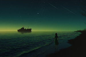 Scenery Anime (2560x1080) Resolution Wallpaper