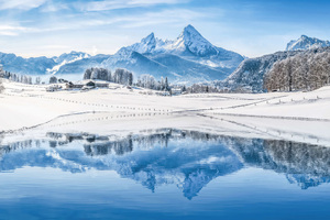 Schnee Sonne Berge Winter 5k (5120x2880) Resolution Wallpaper
