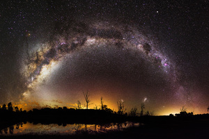 Scifi Milky Way 4k Wallpaper
