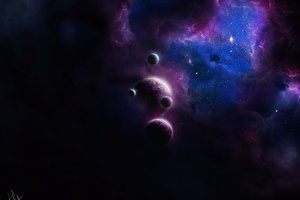 Scifi Planets Artwork Hd Wallpaper