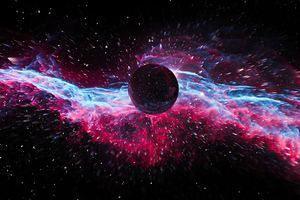 Scifi Space Black Hole 4k