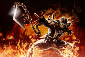 Scorpion Strikes Back (2560x1024) Resolution Wallpaper