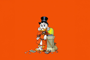Scrooge Mcduck Minimal 5k (5120x2880) Resolution Wallpaper