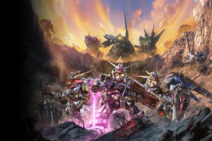 SD Gundam Battle Alliance (1360x768) Resolution Wallpaper