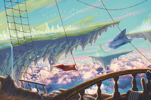 Sea Of Clouds Fantasy 4k