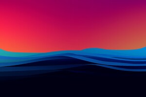 Sea Sunset Abstract 4k (1440x900) Resolution Wallpaper