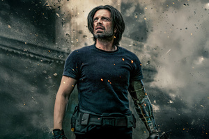 Sebastian Stan As Bucky Barnes In Thunderbolts (320x240) Resolution Wallpaper