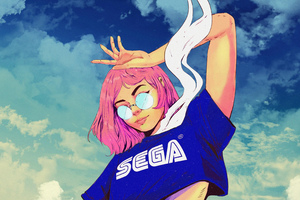 Sega Stylish Girl Wallpaper