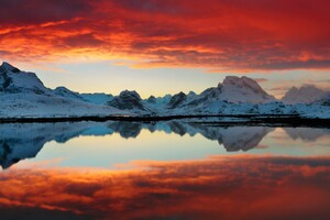 Selfjord Reflections (1280x800) Resolution Wallpaper