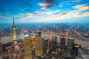 Shanghai Sunset Wallpaper