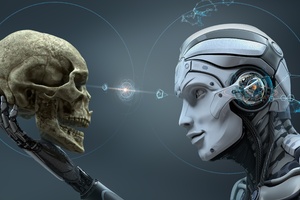 Skull Machine Robot