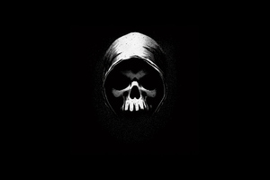 Skull Shadow Oled 4k (1400x900) Resolution Wallpaper