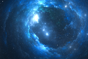 Sky Blue Nebula 4k (1920x1080) Resolution Wallpaper