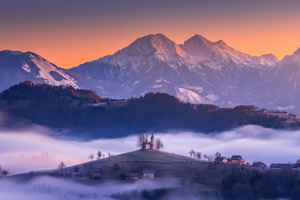 Slovenian Churches (1920x1080) Resolution Wallpaper