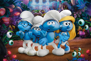 Smurfs The Lost village 2017 Movie Wallpaper