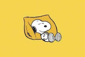 Snoopy Minimal (3840x2400) Resolution Wallpaper